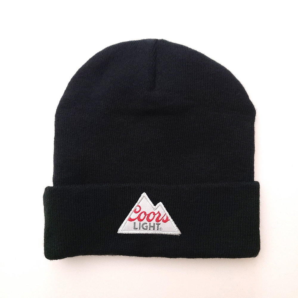 NWOT Toronto Raptors Coors Light Cuff Touque Beanie, black